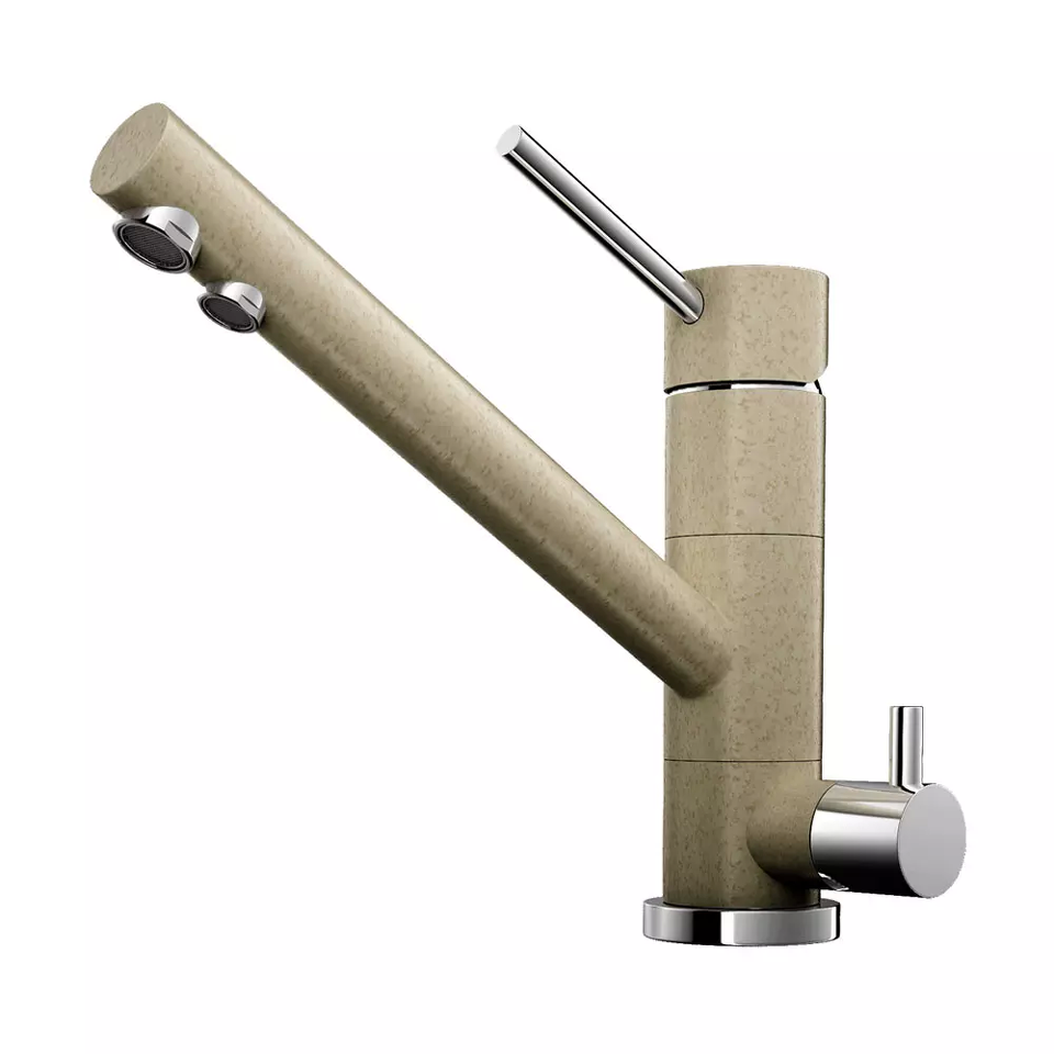 Фото Смеситель для кухни Omoikiri Tonami-CA латунь/карамель