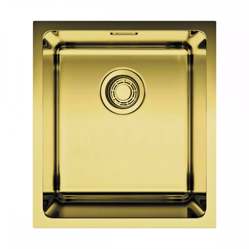 Фото Металлическая мойка Omoikiri Tadzava 39-U/I-LG нерж. сталь/светлое золото
