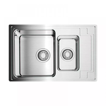 Превью картинка Металлическая мойка Omoikiri Mizu 78-2-IN нерж. сталь/нержавеющая сталь #1