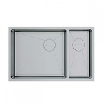 Превью картинка Металлическая мойка Omoikiri Taki 69-2-U/IF-L Side-IN нерж. сталь/нержавеющая сталь #1