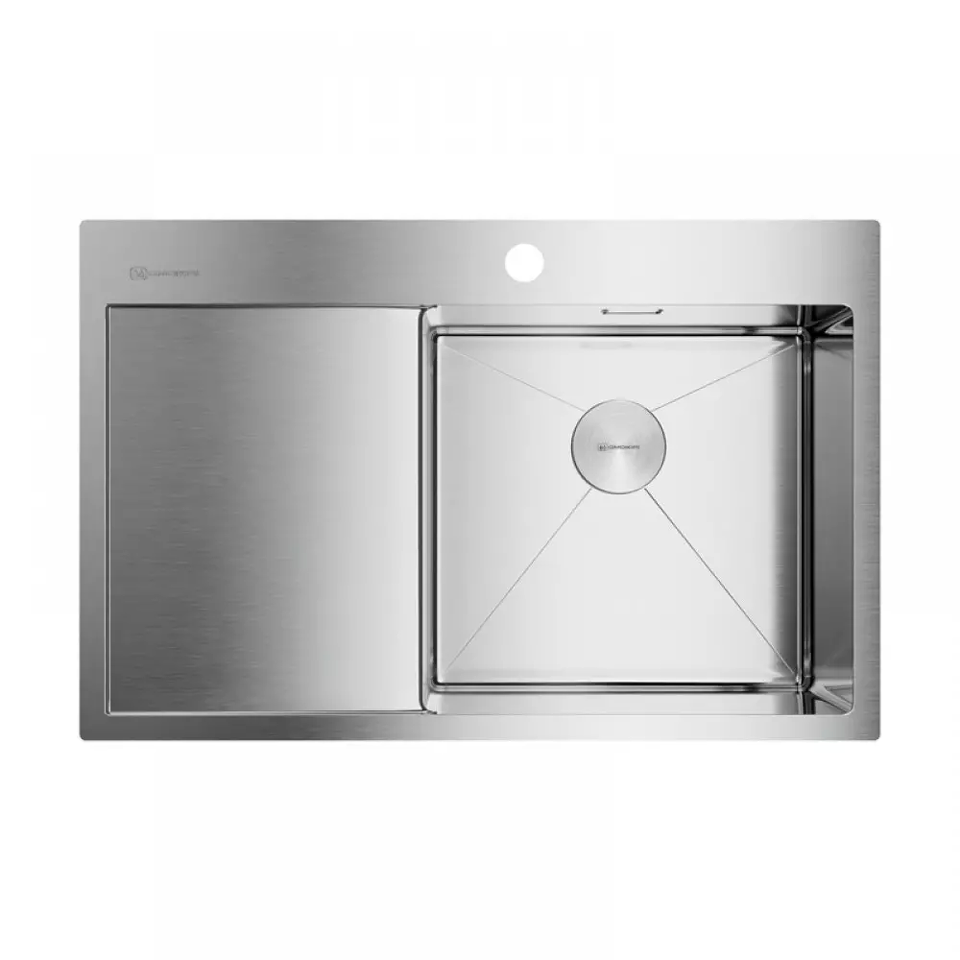 Фото Металлическая мойка Omoikiri Akisame 78-R-IN нерж. сталь/нержавеющая сталь