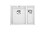 Превью картинка Гранитная мойка Blanсo SUBLINE 340/160-U SILGRANIT PuraDur белый (чаша слева) с отв.арм. InFino #1