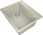 Превью картинка Гранитная мойка Rivelato TESORO 605-L 1-чаш 600*510 brina #2