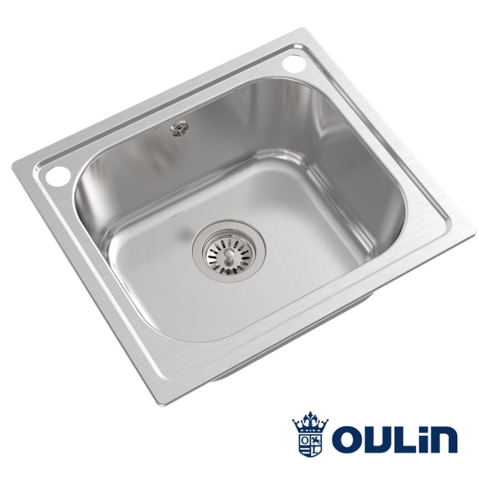 Фото Металлическая мойка Oulin OL-203