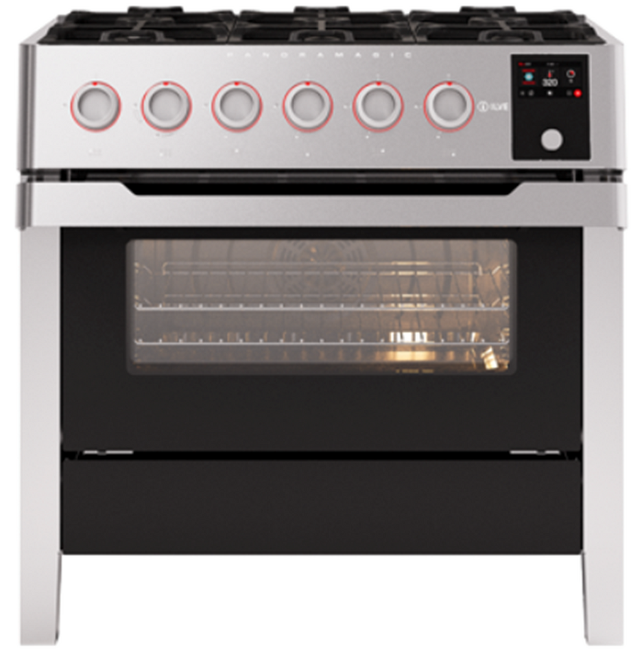 Фото Центр варочный ILVE PMI09S3/SS нержавеющая сталь (фурн. сатинированная сталь)