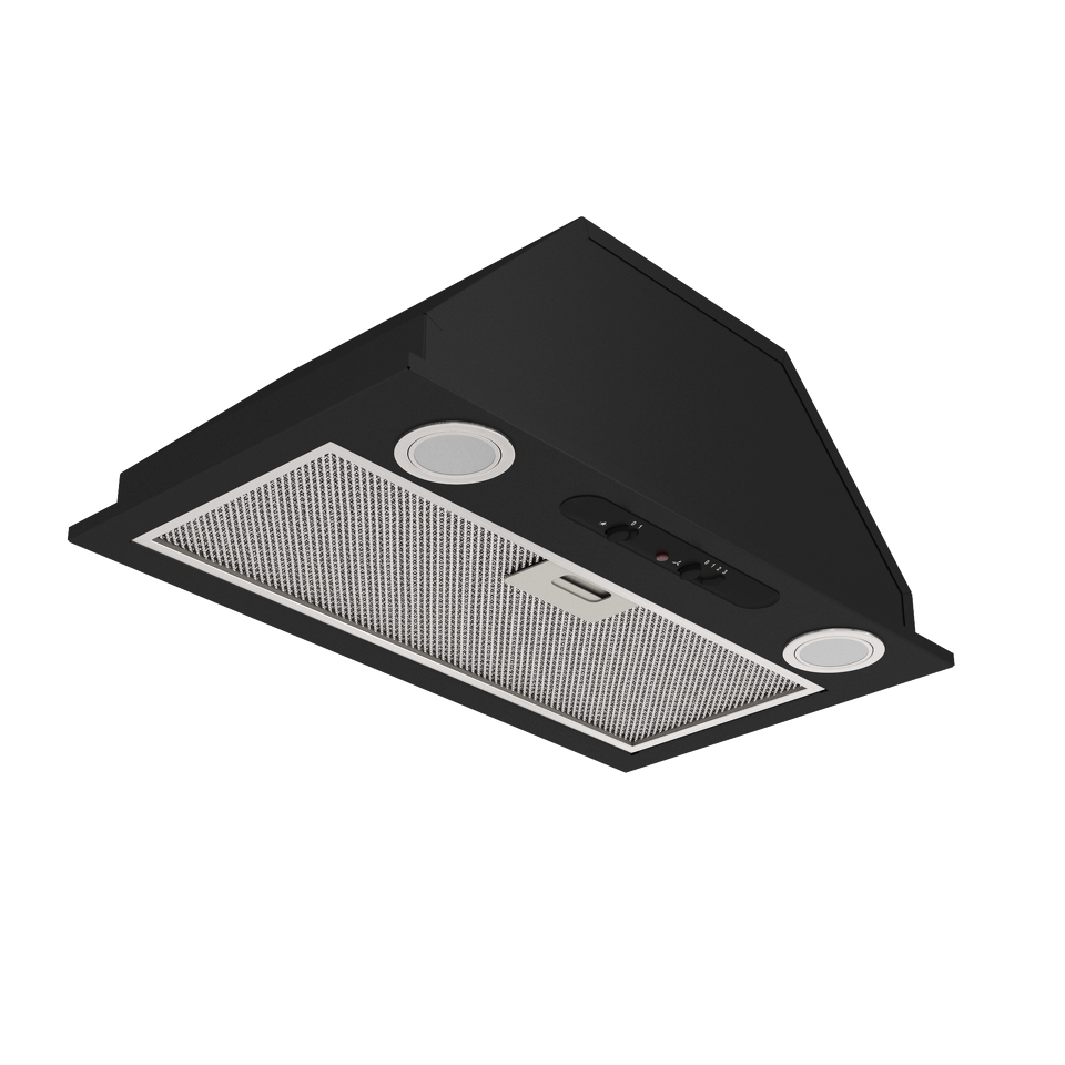 Фото Полновстраиваемая вытяжка Elikor Врезной блок 52П-400-П3Д черный/черный