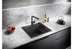 Превью картинка Гранитная мойка Blanсo ETAGON 6 Black Edition черный с черной отв.арм. InFino® #4