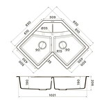 Превью картинка Гранитная мойка Omoikiri Sumi 83C-BL Tetogranit/черный #2