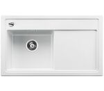 Превью картинка Гранитная мойка Blanсo BLANCO ZENAR 45S (чаша слева) SILGRANIT белый с кл.-авт. InFino #1