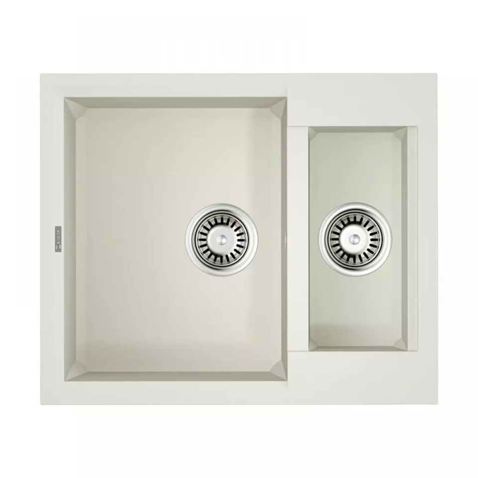 Фото Гранитная мойка Omoikiri Sakaime 60-2-WH Tetogranit/белый