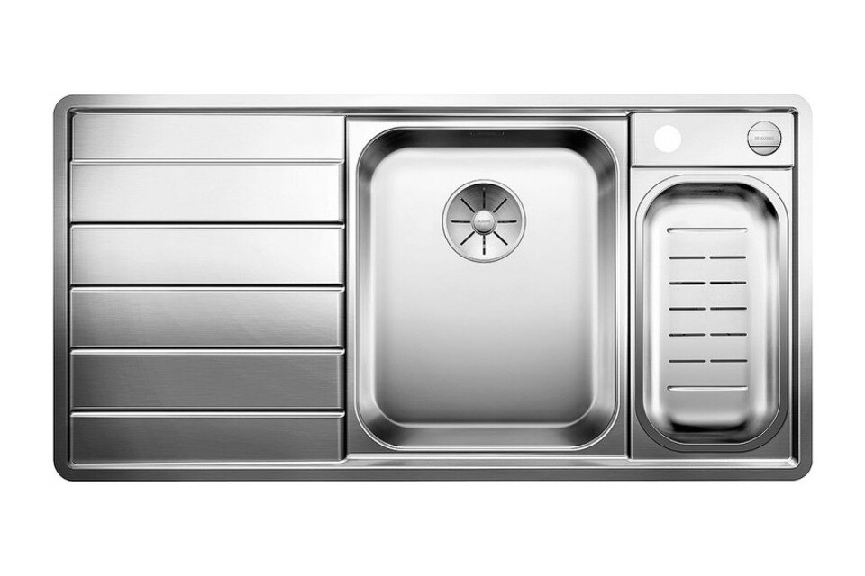 Фото Металлическая мойка Blanсo AXIS III 6S-IF (чаша справа) нерж.сталь зеркальная полировка