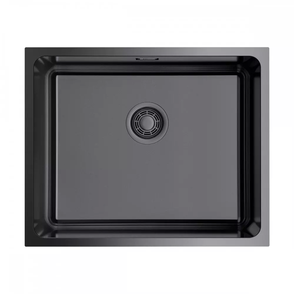 Фото Металлическая мойка Omoikiri Tadzava 54-U/I Ultra-GM нерж. сталь/вороненая сталь