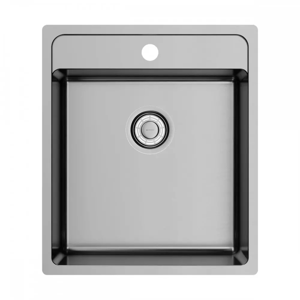 Фото Металлическая мойка Omoikiri Daisen 44-IN нерж. сталь/нержавеющая сталь