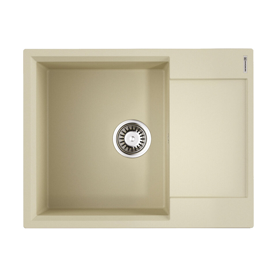 Фото Гранитная мойка Omoikiri Daisen 65T-BE Tetogranit/ваниль