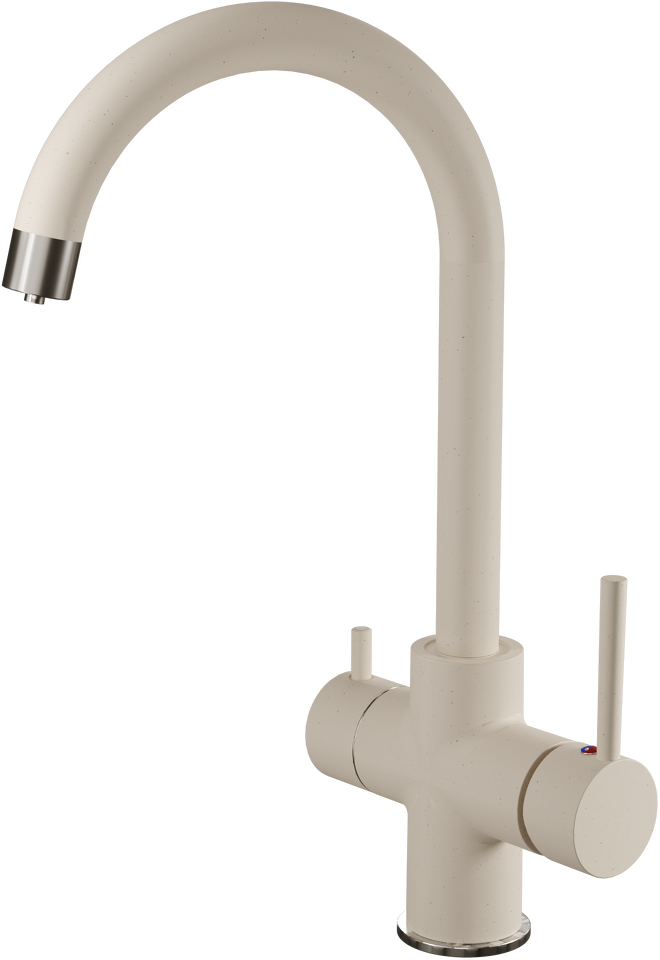 Фото Смеситель для кухни GranFest Z-5422 Белый