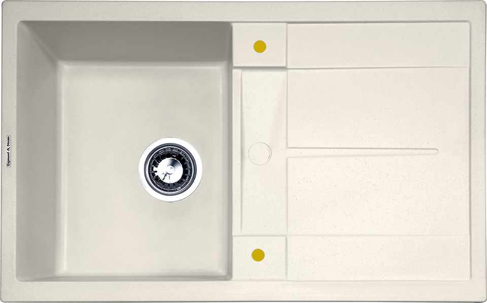 Фото Гранитная мойка Zigmund & Shtain RECHTECK 780 Каменная соль