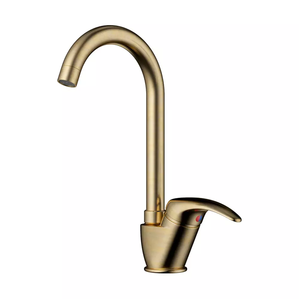 Фото Смеситель для кухни Omoikiri Umi-AB-022 латунь/античная латунь