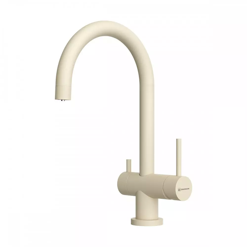 Фото Смеситель для кухни Omoikiri Yamada-P-BE латунь/ваниль