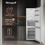 Превью картинка Холодильник с нижней морозилкой Weissgauff WRK 2000 Total NoFrost Inverter White #11