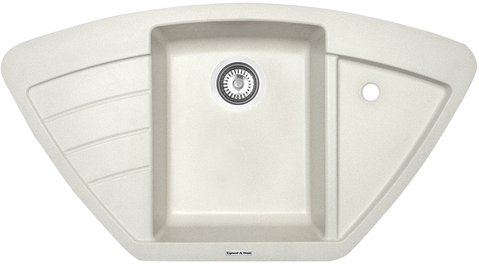 Фото Гранитная мойка Zigmund & Shtain ECKIG 900 Индийская ваниль