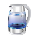 Превью картинка Чайник Lex LXK 3007-2,чайник стеклянный (белый) #4