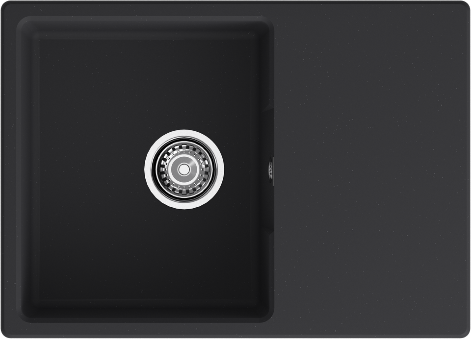 Фото Кварцевая мойка GranFest GF-URBAN 668L Черный