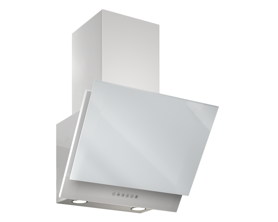 Фото Наклонная вытяжка Elikor Рубин S4 50П-700-Э4Д перламутр/белый