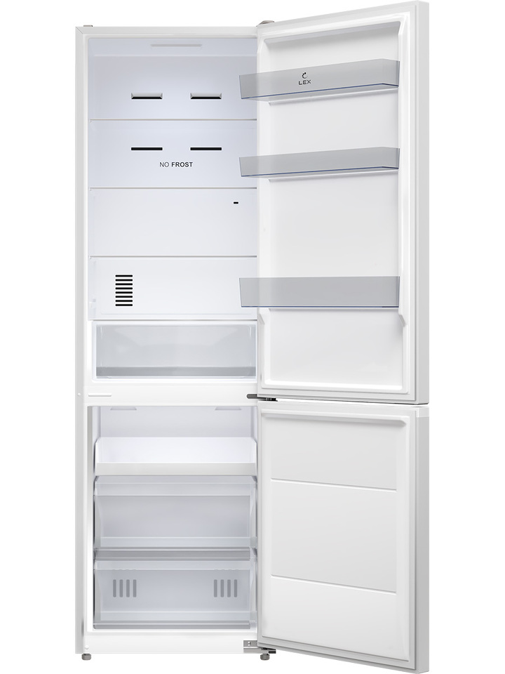 Фото Холодильник с нижней морозилкой Lex LKB185WGIDMax Wind