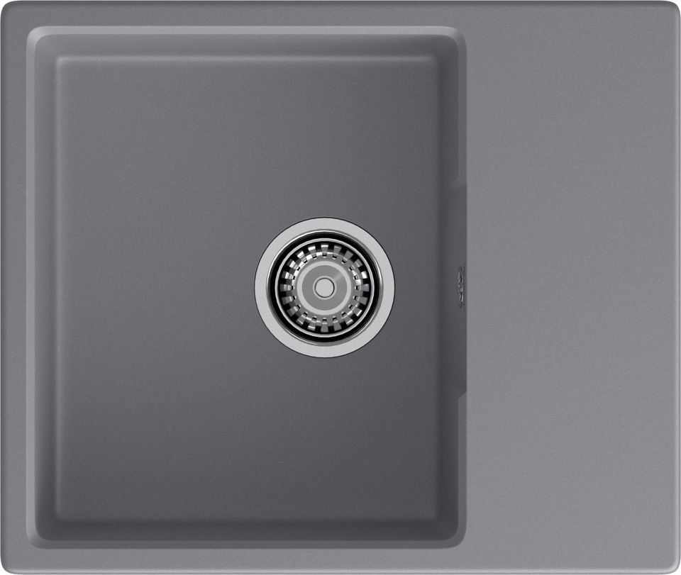 Фото Кварцевая мойка GranFest GF-URBAN 658L Темно-серый