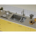 Превью картинка Металлическая мойка Omoikiri Taki 69-2-U/IF-R Side-IN нерж. сталь/нержавеющая сталь #3