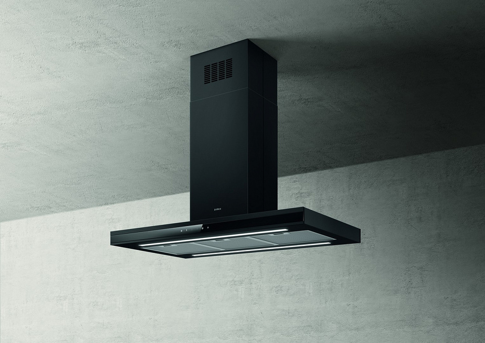 Фото Островная вытяжка Elica ADELE IS BL MAT/A/90 X 60