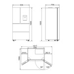 Превью картинка  Холодильник side by side Kaiser KS 80425 ElfEm N #7
