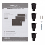 Превью картинка Печь микроволновая встраиваемая KRONA ESSEN 60 WH DOTS #8