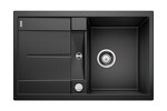 Превью картинка Гранитная мойка Blanсo METRA 45 S SILGRANIT PuraDur черный с клапаном-автоматом #1