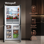 Превью картинка  Холодильник side by side Weissgauff WCD 450 WG NoFrost Inverter #11