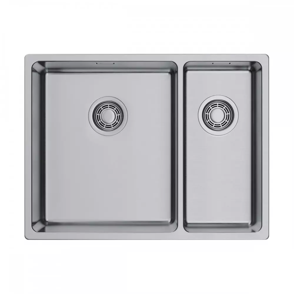 Фото Металлическая мойка Omoikiri Tadzava 58-2-U/I-L Ultra 15-IN нерж. сталь/нержавеющая сталь