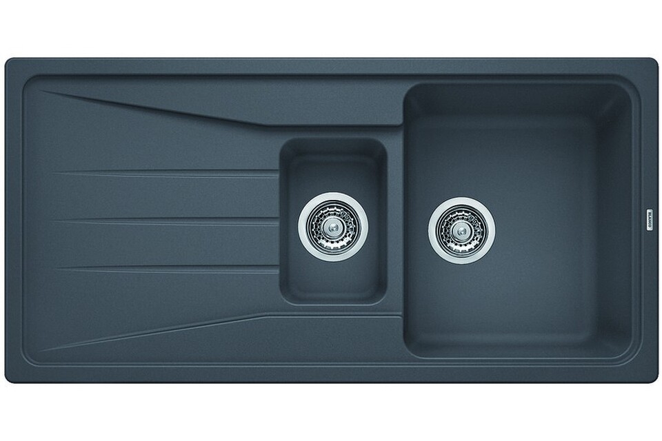 Фото Гранитная мойка Blanсo SONA 6S SILGRANIT PuraDur темная скала