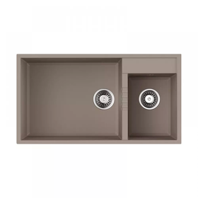 Картинка Omoikiri Tedori 85-2-U-SA Tetogranit/бежевый