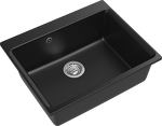 Превью картинка Кварцевая мойка Rivelato AXEL 60 1-чаша 630*520мм antracite #2