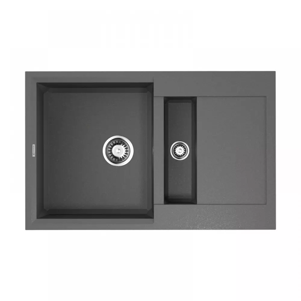 Фото Гранитная мойка Omoikiri Sakaime 78-2-PL Tetogranit/платина