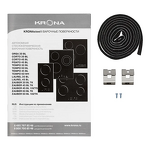 Превью картинка Электрическая варочная панель KRONA ZAUBER 60 BL 1DZTK #13