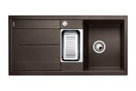 Превью картинка Гранитная мойка Blanсo METRA 6 S-F SILGRANIT PuraDur кофе, с клапаном-автоматом #1