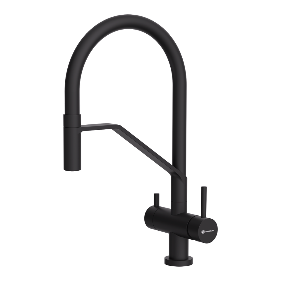 Фото Смеситель для кухни Omoikiri Akeno GB-BL латунь/графит/черный