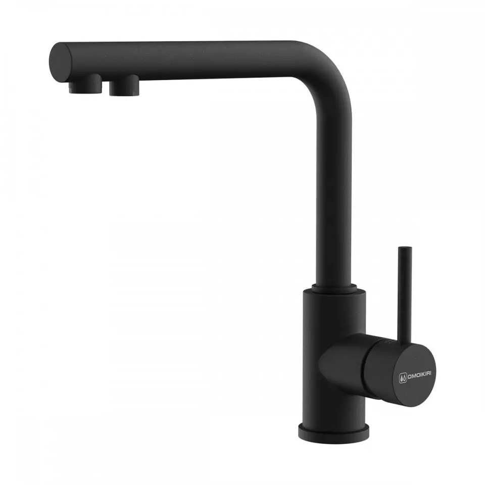 Фото Смеситель для кухни Omoikiri Nakagawa 2 Plus-BL латунь/черный