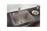 Превью картинка Гранитная мойка Blanсo DALAGO 5-F SILGRANIT PuraDur темная скала с клапаном-автоматом #2