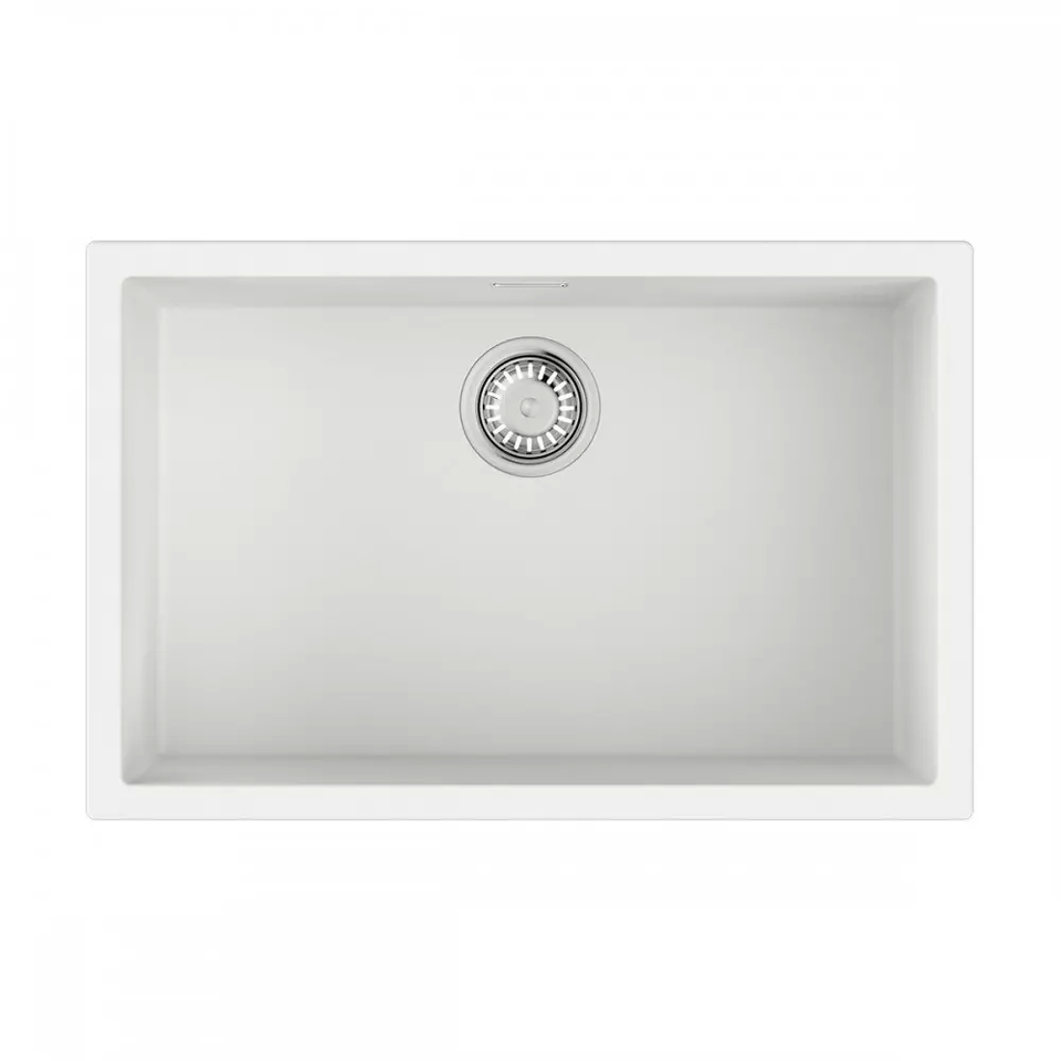 Фото Гранитная мойка Omoikiri Yamakawa 75T-U/I-WH Tetogranit/белый