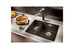 Превью картинка Гранитная мойка Blanсo SUBLINE 340/160-U SILGRANIT PuraDur серый беж (чаша справа) с отв.арм. InFino #2