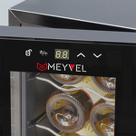 Превью картинка Шкаф винный  Meyvel Винный холодильник (шкаф) термоэлектрический MEYVEL MV12-TBD1 #3