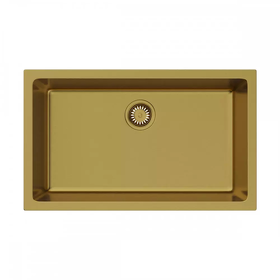 Картинка Omoikiri Okinoshima 76-U/I-G Matt Natceramic/золото матовое