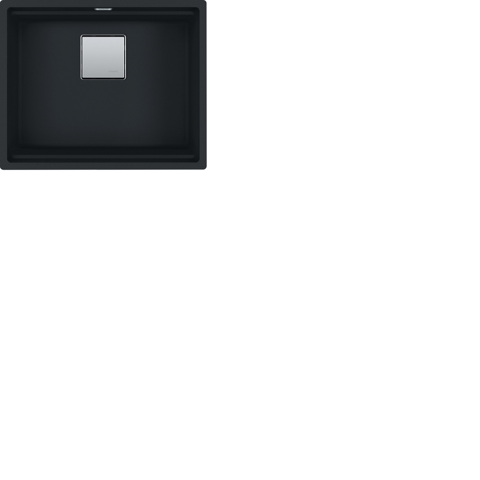 Фото Гранитная мойка Franke KNG 110-52 черный матовый стоп-вент.